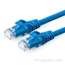 Réseau de câblage CAT6 de câble de raccordement non blindé